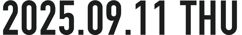2025.09.11 THU -